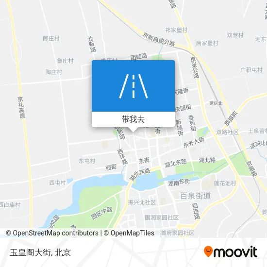 玉皇阁大街地图