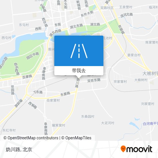 妫川路地图