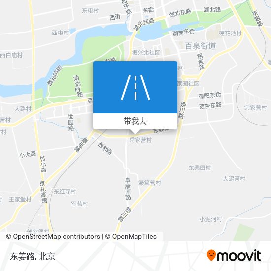 东姜路地图