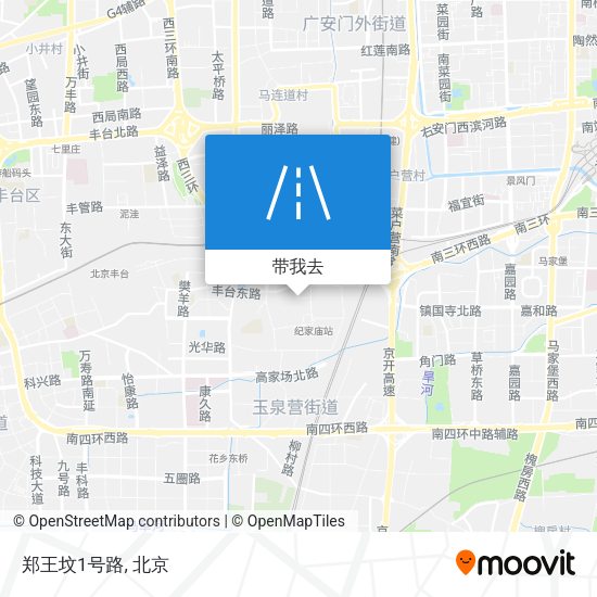 郑王坟1号路地图