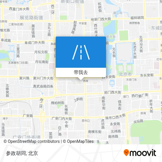 参政胡同地图
