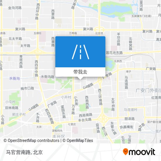 马官营南路地图