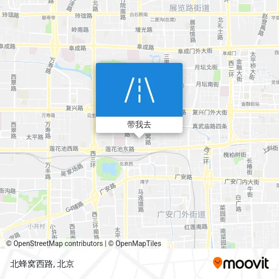 北蜂窝西路地图