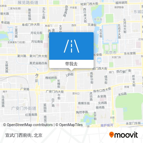 宣武门西前街地图