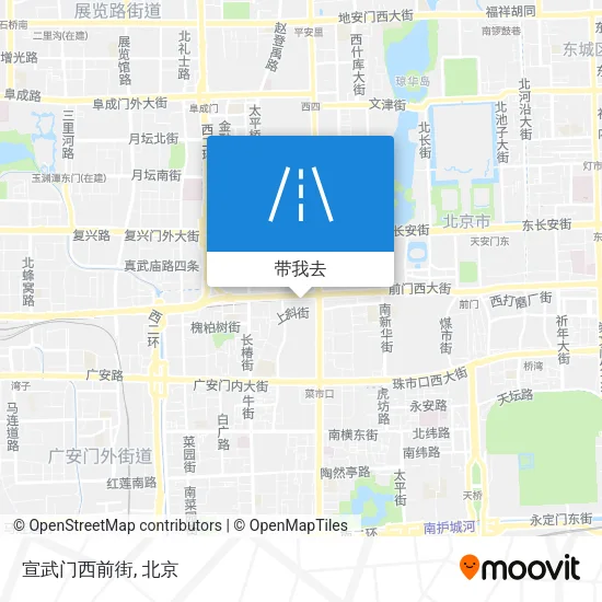 宣武门西前街地图