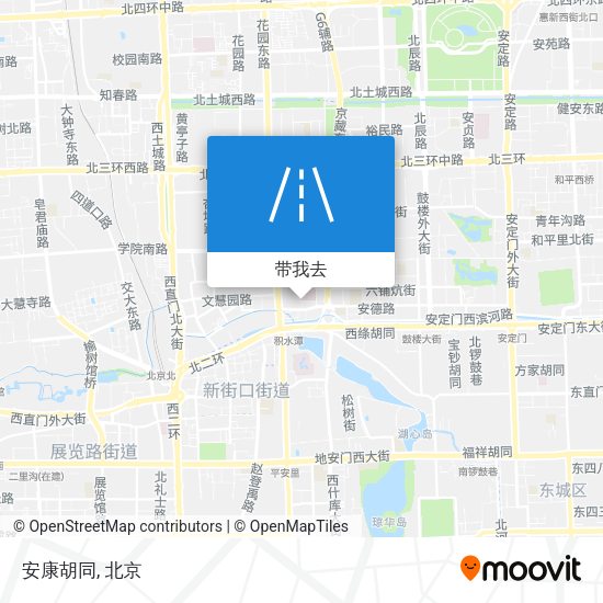 安康胡同地图