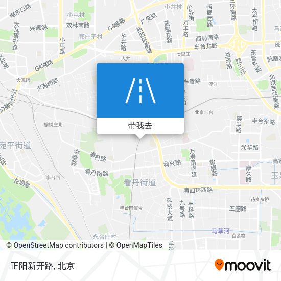 正阳新开路地图