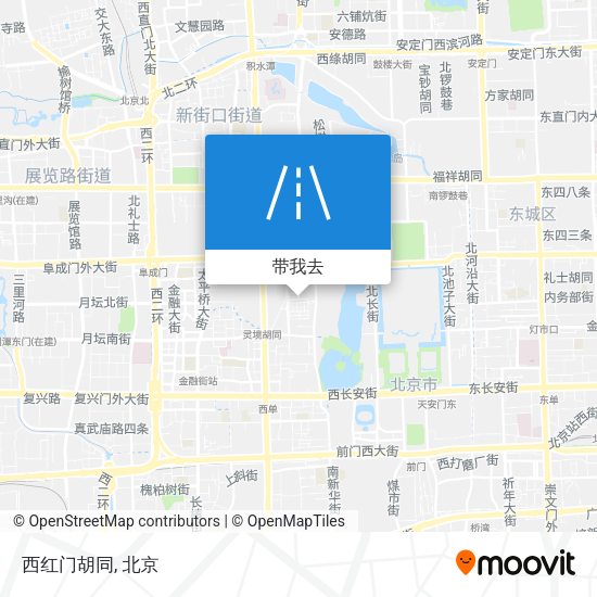 西红门胡同地图