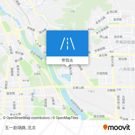 五一剧场路地图
