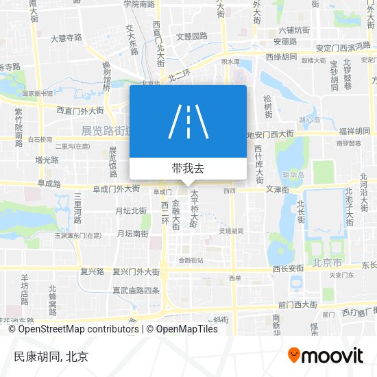 民康胡同地图
