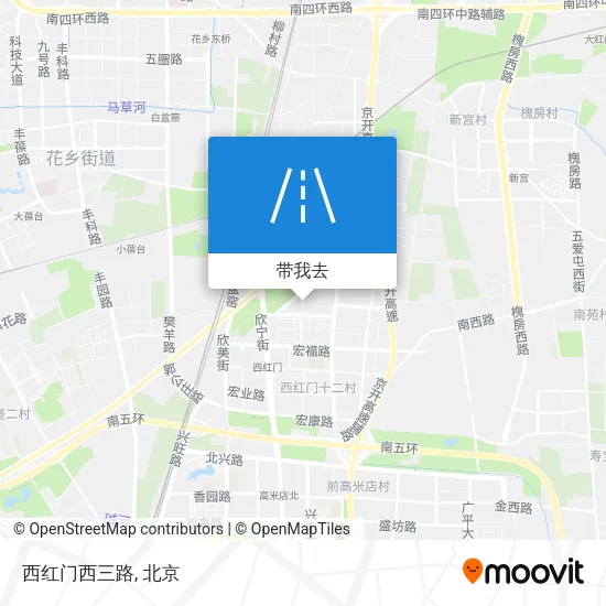 西红门西三路地图