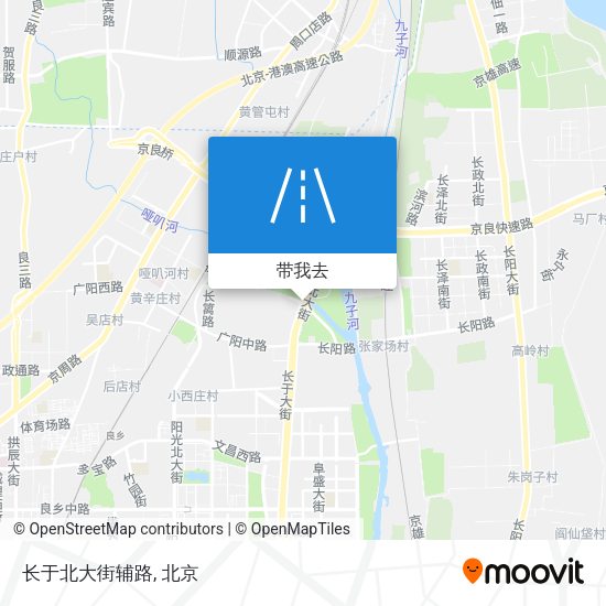长于北大街辅路地图