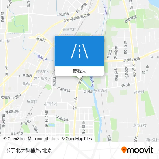 长于北大街辅路地图