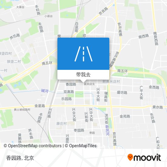 香园路地图