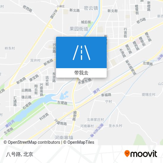 八号路地图