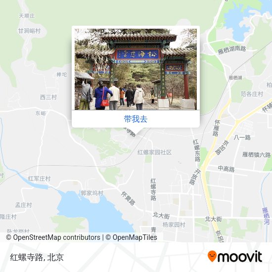红螺寺路地图
