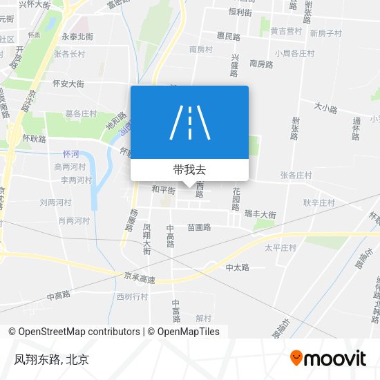 凤翔东路地图