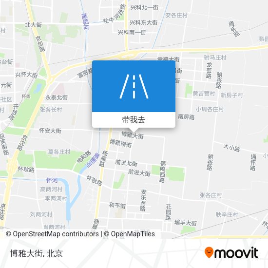 博雅大街地图