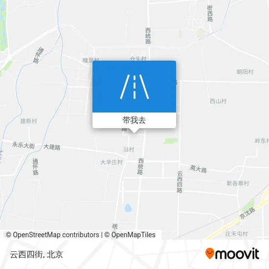 云西四街地图