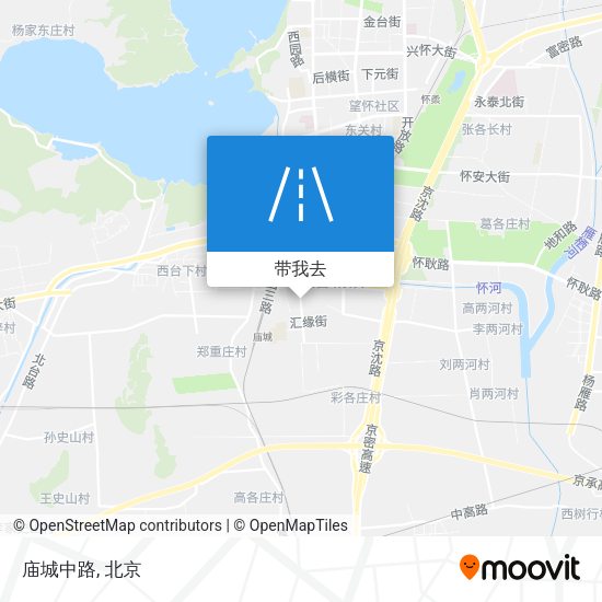 庙城中路地图