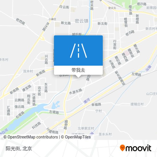 阳光街地图
