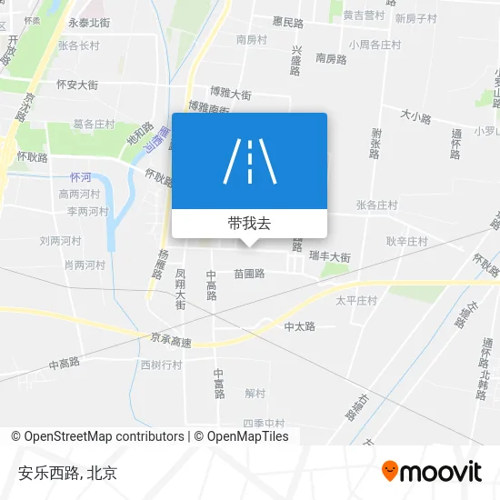 安乐西路地图