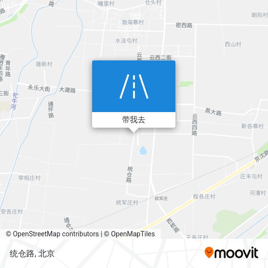 统仓路地图