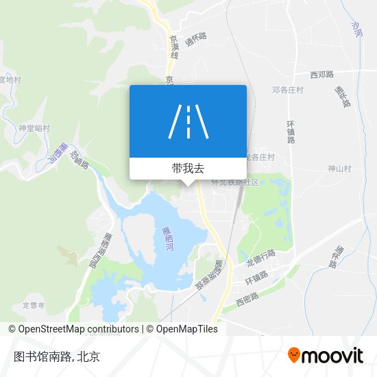 图书馆南路地图