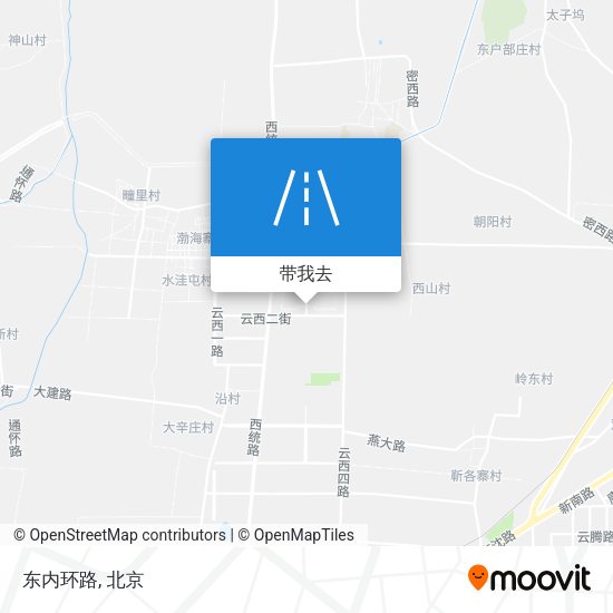 东内环路地图