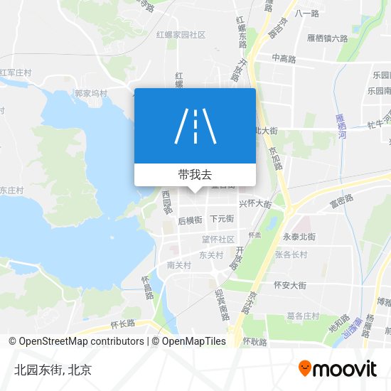 北园东街地图