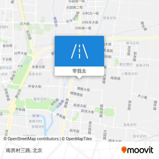南房村三路地图