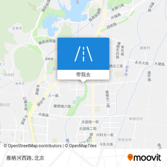 雁栖河西路地图