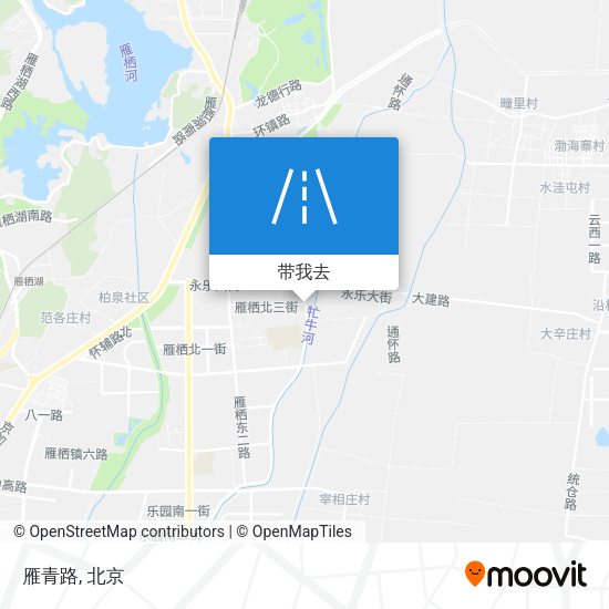 雁青路地图