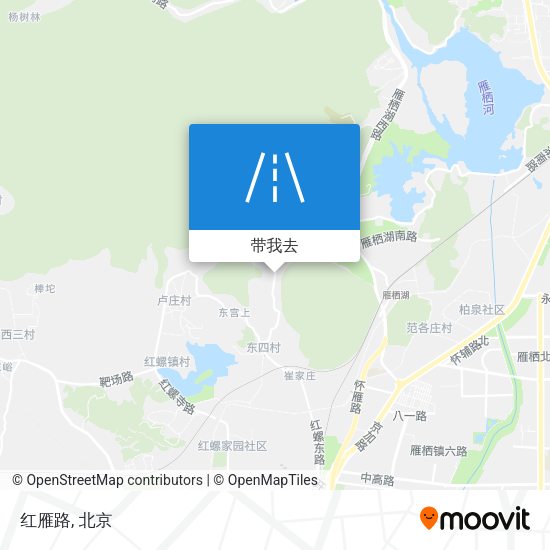 红雁路地图