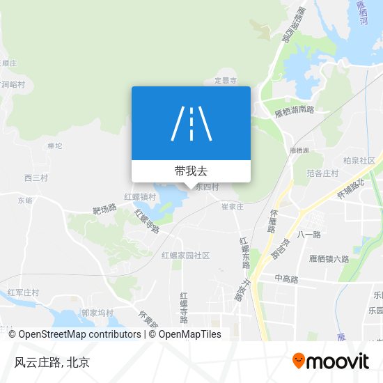 风云庄路地图