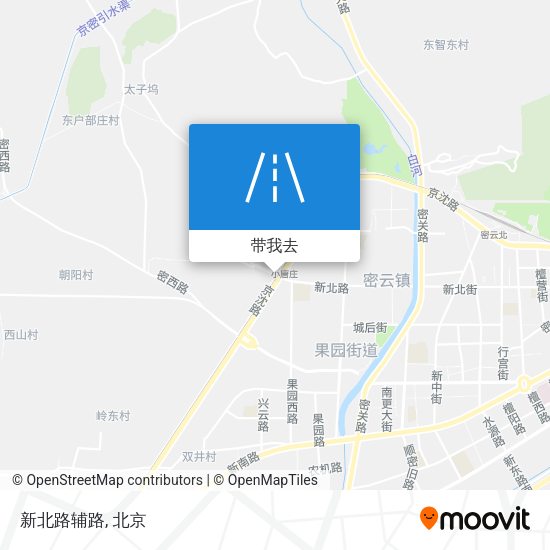 新北路辅路地图