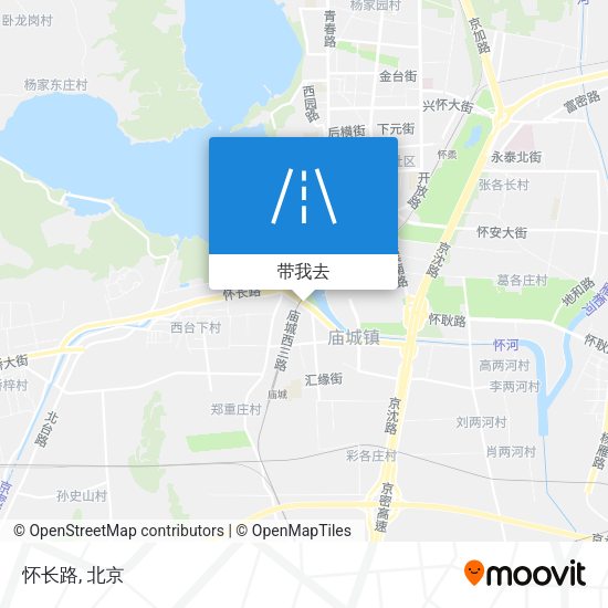 怀长路地图