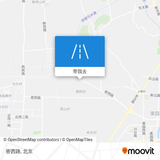 密西路地图