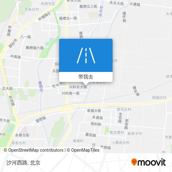 沙河西路地图