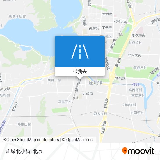 庙城北小街地图