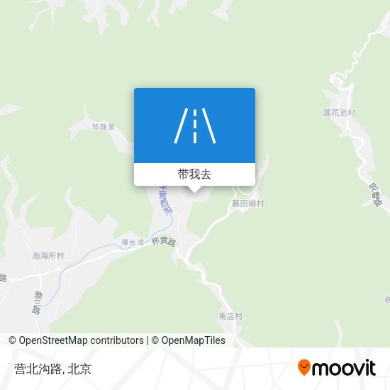 营北沟路地图