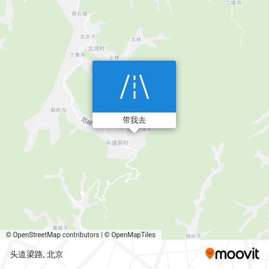 头道梁路地图