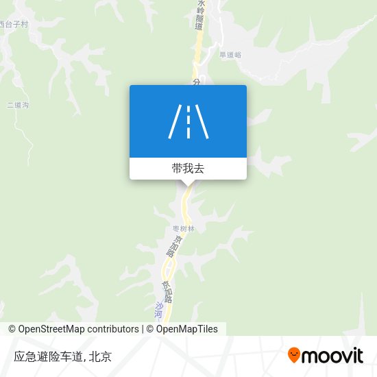 应急避险车道地图