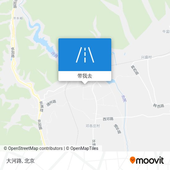 大河路地图