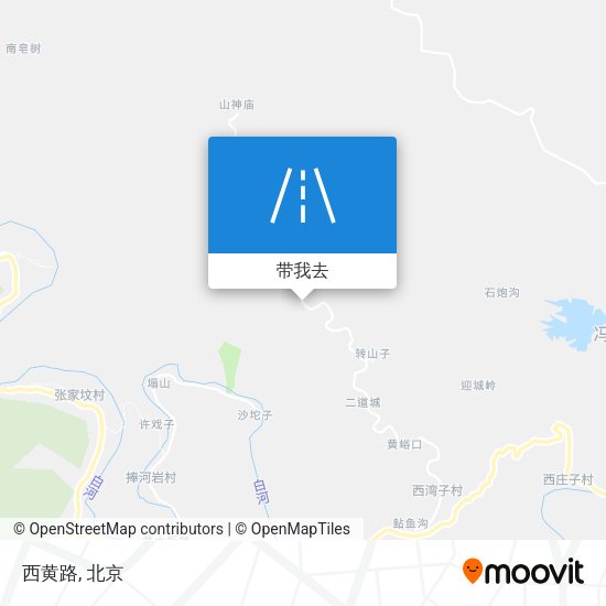 西黄路地图