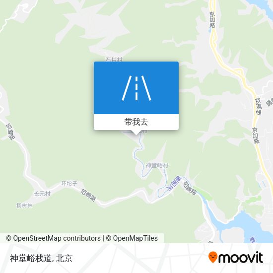 神堂峪栈道地图
