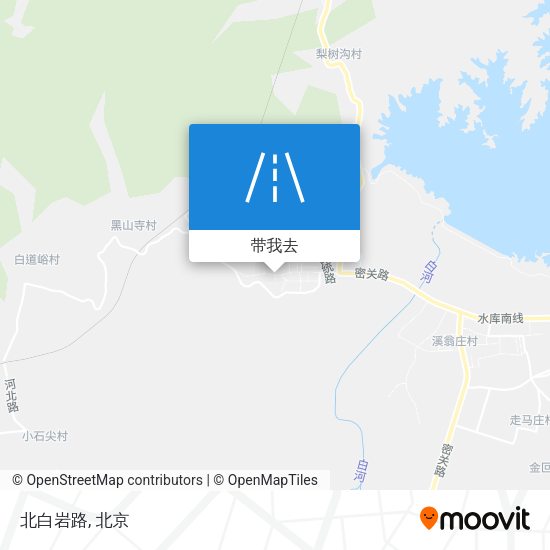 北白岩路地图