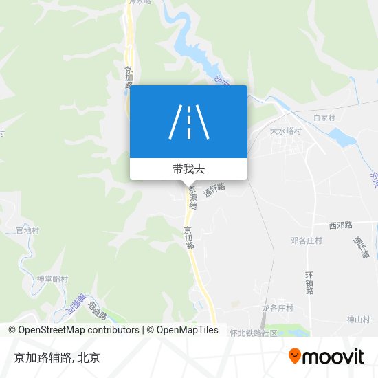 京加路辅路地图