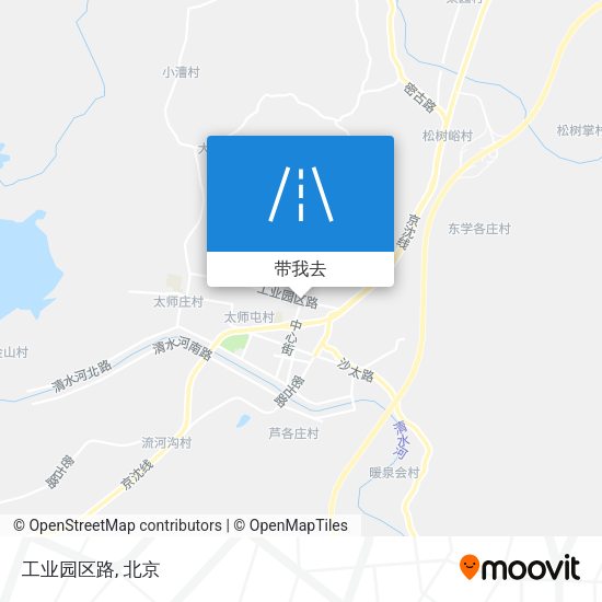 工业园区路地图