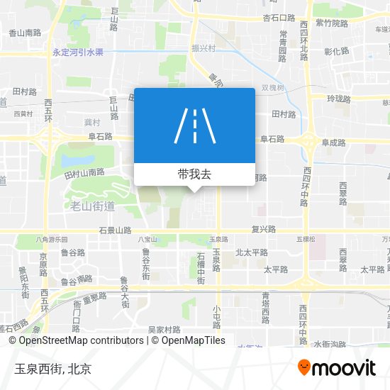 玉泉西街地图